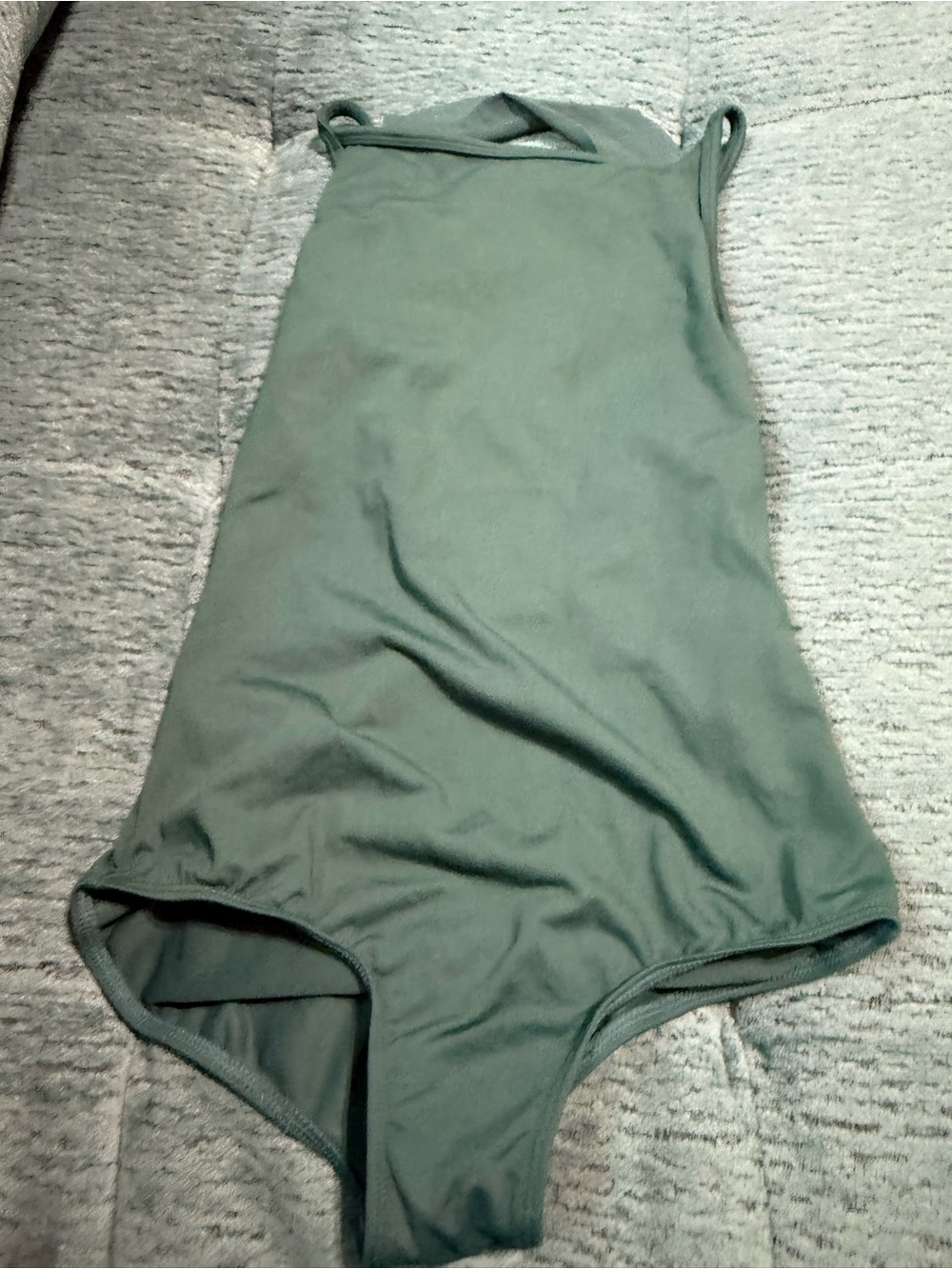 Mirella Hunter Green Dance Leotard - 8-10 (M)
